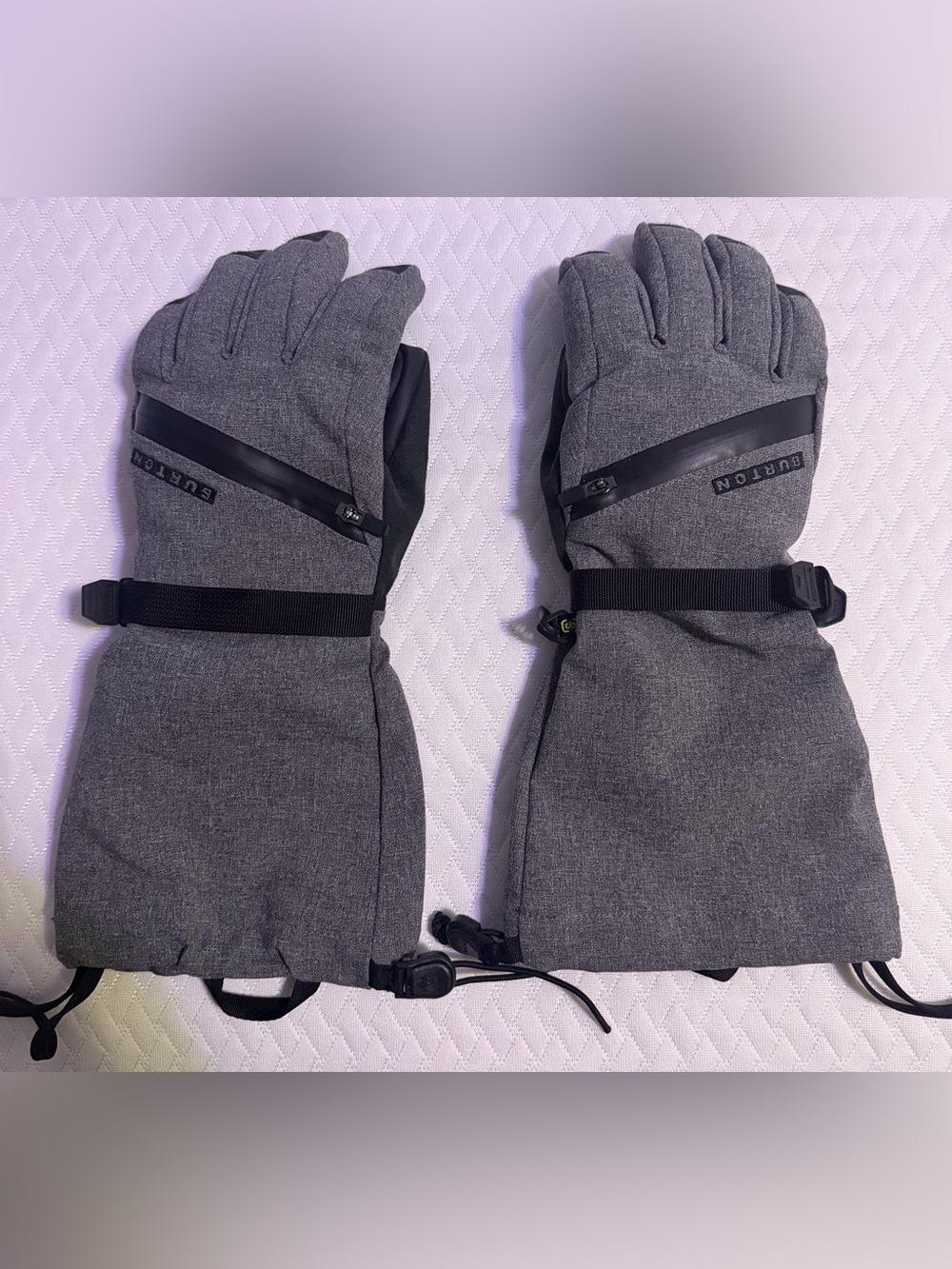 Burton Youth Ski/Snowboard Gloves – Gray – Size M